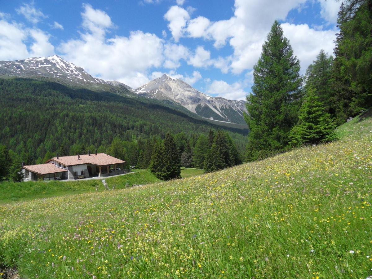 Chasa Al Battaporta Hotel Tschierv Buitenkant foto